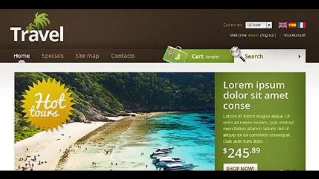 Preview Travel Online TMT PrestaShop смотреть онлайн