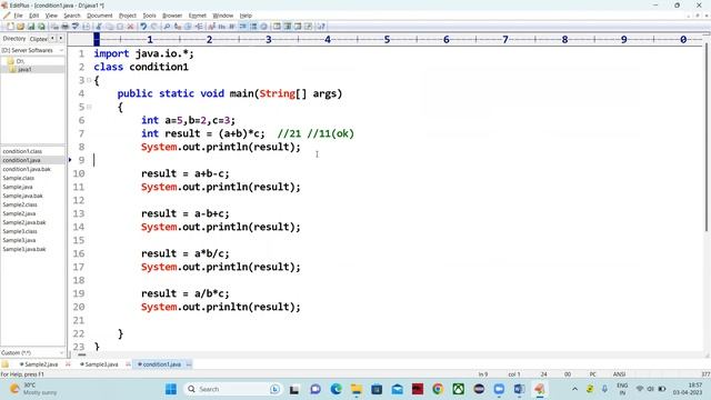 17 java full stack | Operator precedence and conditional statements (Ternary) 29 03 2023 смотреть онлайн