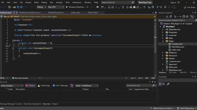 HTML Android App using .NET MAUI (Visual Studio 2022) смотреть онлайн