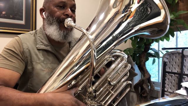 Chamberlain Brass Sento La Gioia by Handel, tuba part on Mack Brass TU421S CC tuba смотреть онлайн
