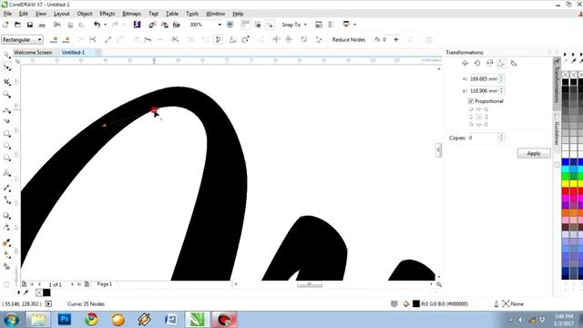 Tutorial tipografi sederhana menggunakan CorelDraw X7 смотреть онлайн