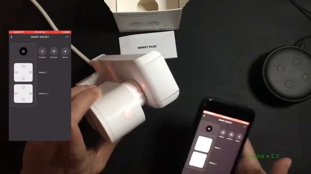 Умная розетка Tuya Smart Life 2 в 1, ес, Wi Fi, 16 а, стандартный контроль мощности, дистанционное
