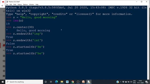 Python for Machine Learning – 13 - String Methods смотреть онлайн