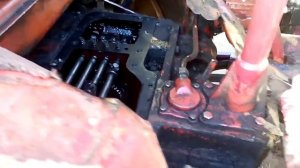 Трактор т-16.  Ремонт коробки т-16