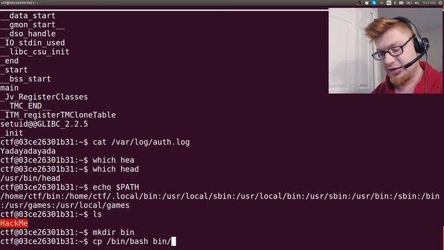 MITRE CTF 2019 - Linux [100] Replacing Binaries in the PATH смотреть онлайн