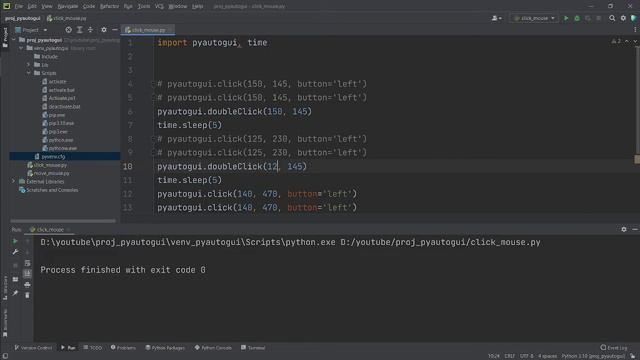 162 - Dando um duplo click com Pyautogui Python смотреть онлайн