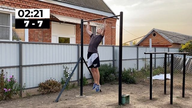 Тренировка ЗА 5 МИНУТ подтягивания и отжимания !