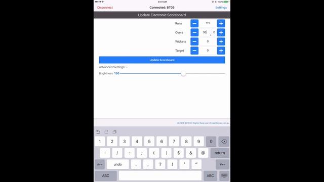 Electronic Wireless Portable Cricket Scoreboard смотреть онлайн