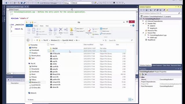 Visual Studio 2013 & OpenSSL смотреть онлайн