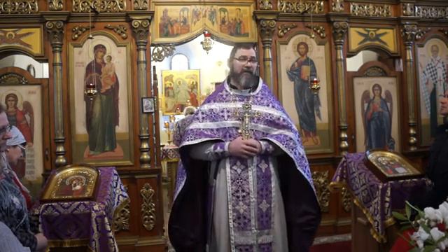 Проповедь иерея Сергия Кабанова, 31марта 2019г смотреть онлайн