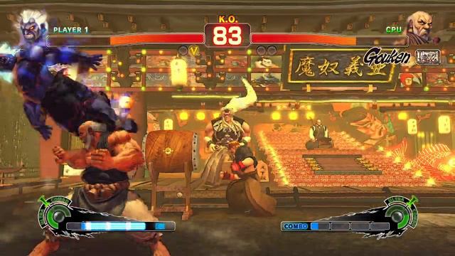 Oni vs Gouken (Hardest AI) - Ultra Street Fighter IV смотреть онлайн