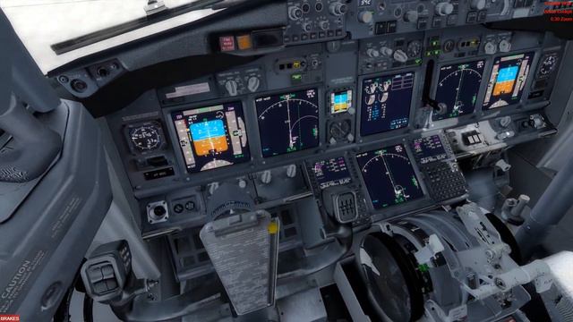 UUDD - UNNT (Москва - Новосибирск) Boeing 737-800NGX Landing смотреть онлайн