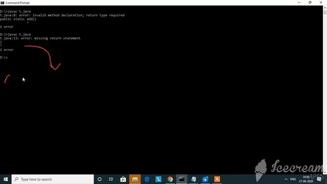 java - invalid method declaration, missing return statement error in tamil|core java in tamil смотреть онлайн