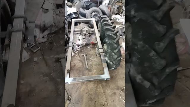 гусеничный мини трактор, примерка гусянки смотреть онлайн