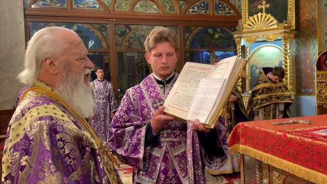 Божественная литургия в Свято-Успенском кафедральном соборе г. Одессы смотреть онлайн
