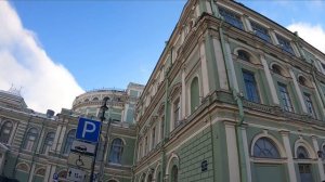 Санкт-Петербург. Мариинский театр с разных ракурсов.  Театральная площадь и окрестности . FULL HD