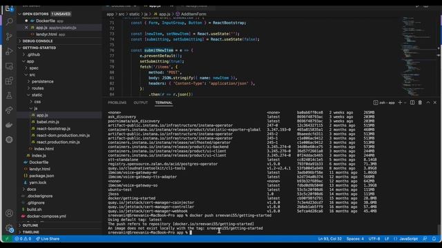 Sharing the application by using default registry Docker Hub смотреть онлайн
