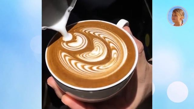 Искусство латте арт Как рисовать на кофе смотреть онлайн
