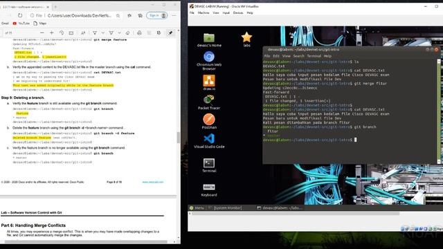 Lab - 3.3.11 Software Version Control with Git смотреть онлайн
