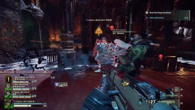 Darktide Veteran Damnation+ Shock Troop Gauntlet Clear Mk6 Power Sword Agripinna Braced Autogun смотреть онлайн