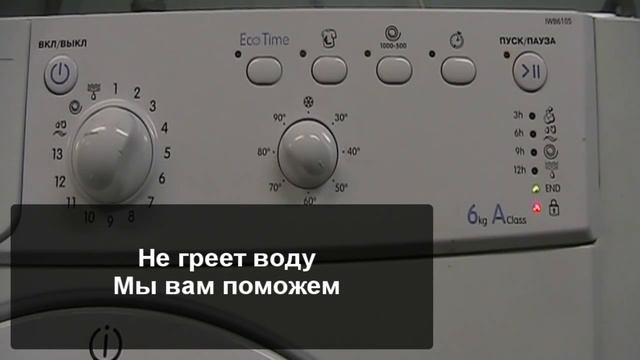 Коды неисправности стиральной машины Indesit смотреть онлайн