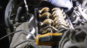 Lancer VIII 4G13. Регулировка зазоров клапанов.