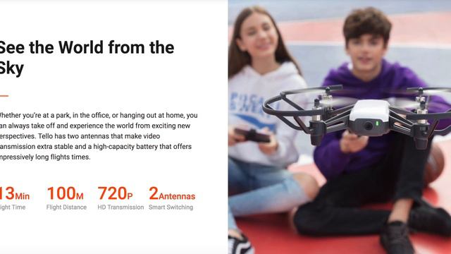 DJI Tello drone announced packed with specs смотреть онлайн