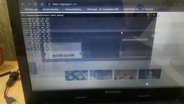 T-Rex Runner Bot | Python | pyautogui | Not AI смотреть онлайн