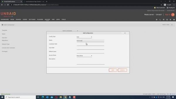 How to install a Docker container from Docker Hub on Unraid