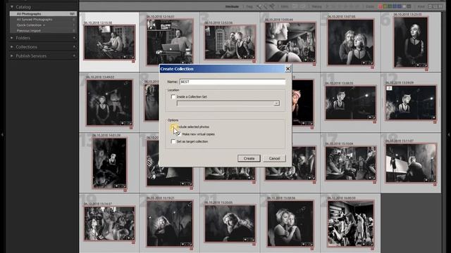Как создать коллекцию в Lightroom смотреть онлайн