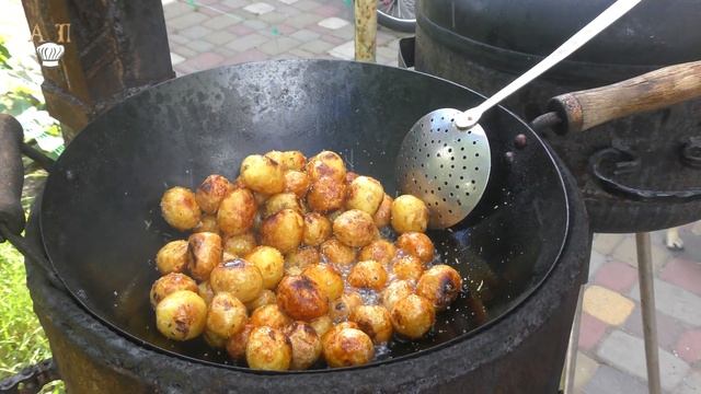 Картошка без мяса и не в казане. Самый вкусный рецепт жареной молодой картошки смотреть онлайн