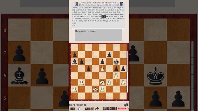 Tata Steel Chess Tournament 2023 - Round 3 || Gukesh vs Nodirbek Abdusattorov смотреть онлайн