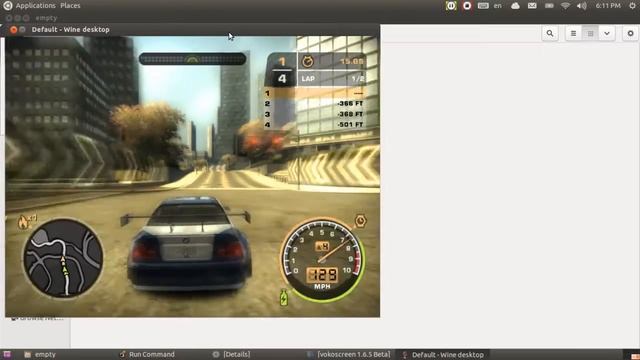 Playing NFSMW on Intel HD 3000 on Linux смотреть онлайн