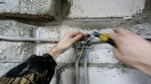 Подключение розеток с помощью клемников WAGO