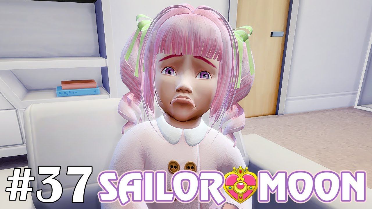 Не дали подарок ребёнку - The Sims 4 - Sailor Moon #37 смотреть онлайн