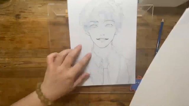 Watercolor front-side ticker video正面勾线视频 смотреть онлайн