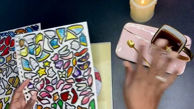 Christmas Diamond Painting WIP/ Happy & Healed Coloring Book/ Bible Sticker Number Book смотреть онлайн