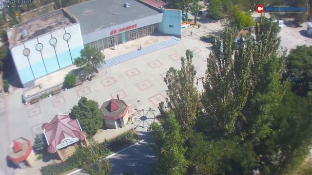 Центр Щёлкино, 05.09.2016 - time-lapse с камеры 3 смотреть онлайн
