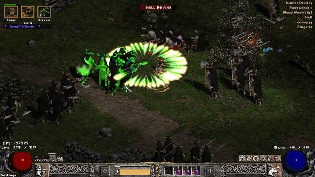 Project Diablo 2 Beta Season 6 96k Rabies Druid Blood Moon 252% смотреть онлайн