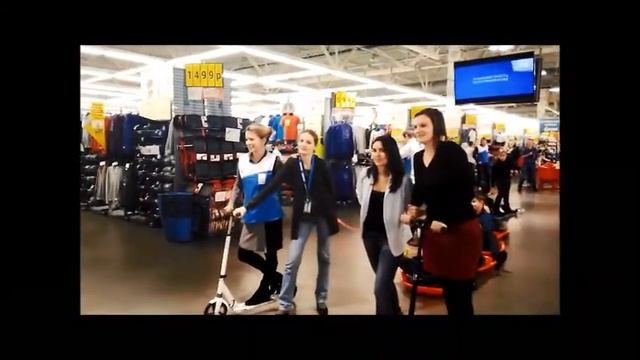 Манекен челлендж - флешмоб в Декатлон (Вызов подражания манекену в Decathlon) | Декатлон смотреть онлайн