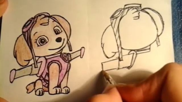 Запрос. Как нарисовать Скай (Щенячий патруль)?))) смотреть онлайн
