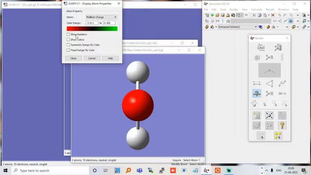 GaussView With Gaussian Part 6: H2O Optimization (Tips And Tricks)