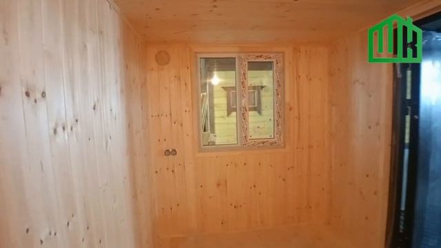 Видео обзор небольшого дачного домика 2,3х5 с террасой от Шефкаркас смотреть онлайн