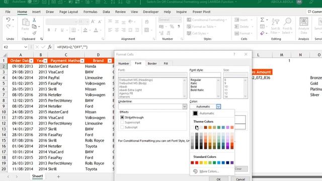Switch ON/OFF Conditional Formatting using LAMBDA Custom Function in Microsoft Excel смотреть онлайн