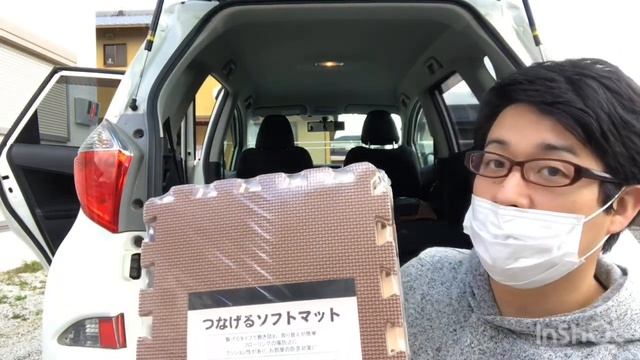 【車中泊】TOYOTAラクティス　激安で足を伸ばして横になる！！ смотреть онлайн