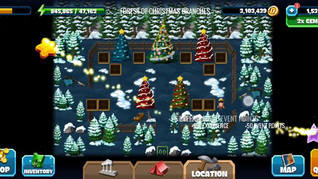 Forest of Christmas Branches - #23 Christmas 2017 - Diggy's Adventure смотреть онлайн