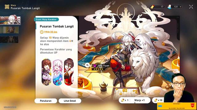 Gacha Jing Yuan 30x pull + Rate off - Honkai Star Rail смотреть онлайн