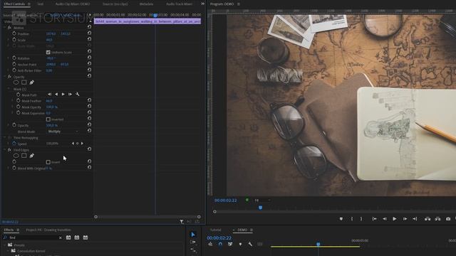 Transition from a Sketch or Drawing into video in Premiere Pro смотреть онлайн