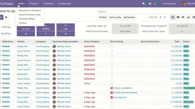 Import Purchase Order From CSV/Excel file - Import Unit Price Based On Sheet/Pricelist Odoo смотреть онлайн