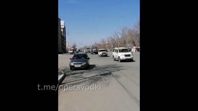 Оренбург встречает Росгвардию с военных действий на Украине!!! смотреть онлайн